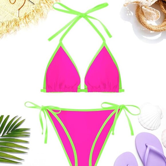 Swimsuits with Tie Side Bottom - Picture 5 of 5